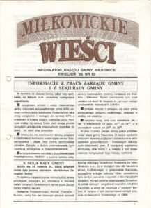 Miłkowickie Wieści – wehikuł czasu. 30 lat temu o tej samej porze… KWIECIEŃ ’95